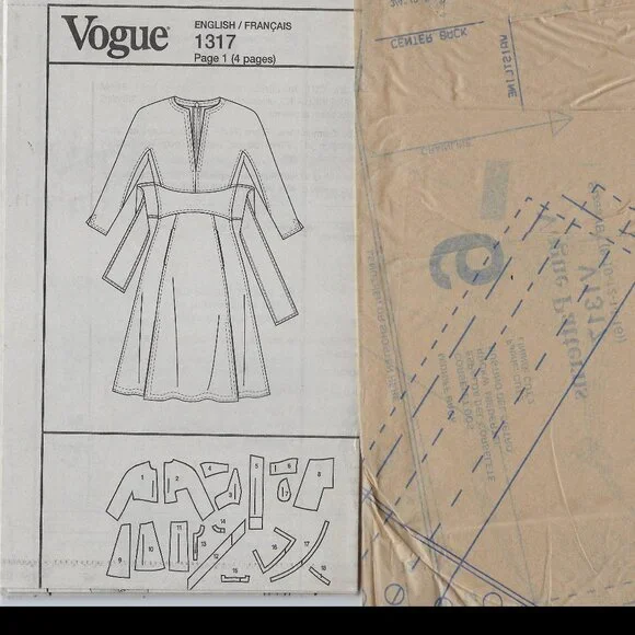 Vogue American Designer Pattern: Chado Ralph Rucci - UNCUT - Picture 3 of 3